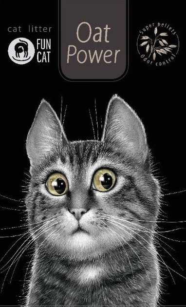 Упаковка наповнювача для котячого туалету Fun Cat Oat Power, вівсяний, проти запаху, 5х5л - зображення 3