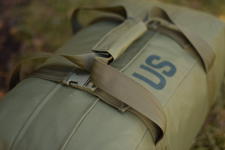 Сумка тактическая баул US 65 л военная армейская большая сумка баул цвет олива хакки для передислокации ВСУ - изображение 2