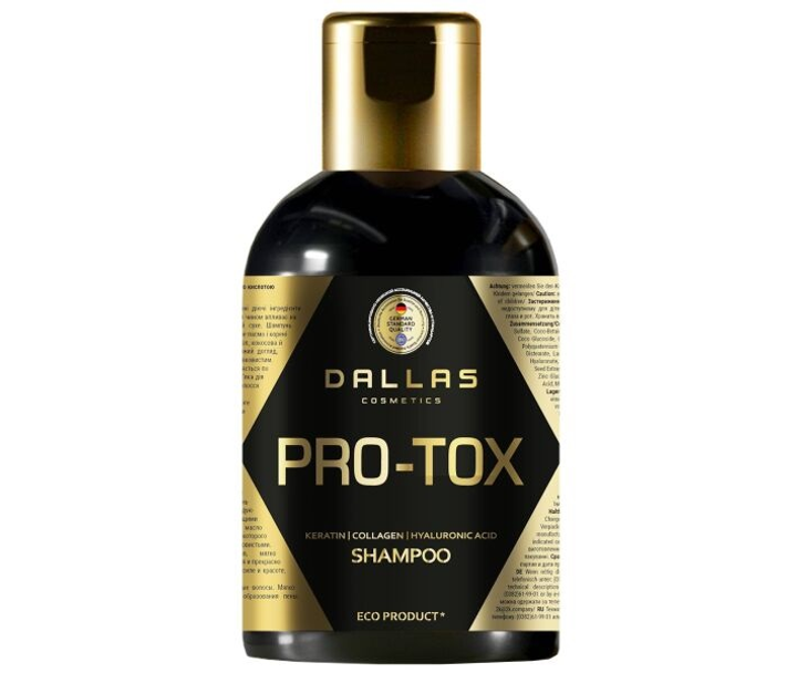 Шампунь Dallas Hair Pro-tox для відновлення структури волосся з ...