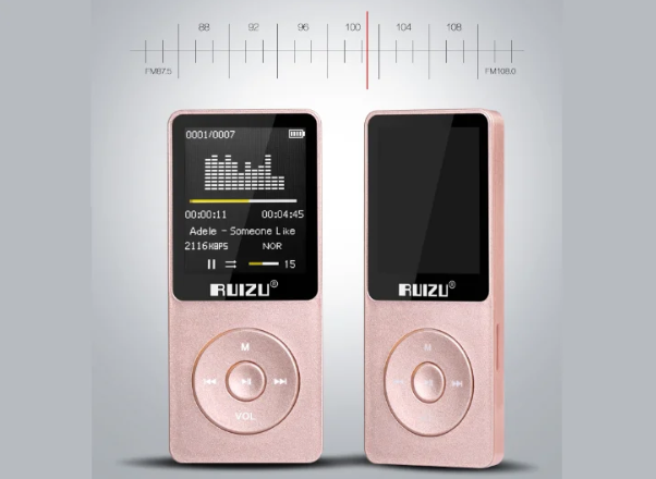 MP3 Плеер RuiZu X02 4Gb Original Розовый - Фото 3 MP3 Плеер RuiZu X02 4Gb Original Розовый - изображение 3
