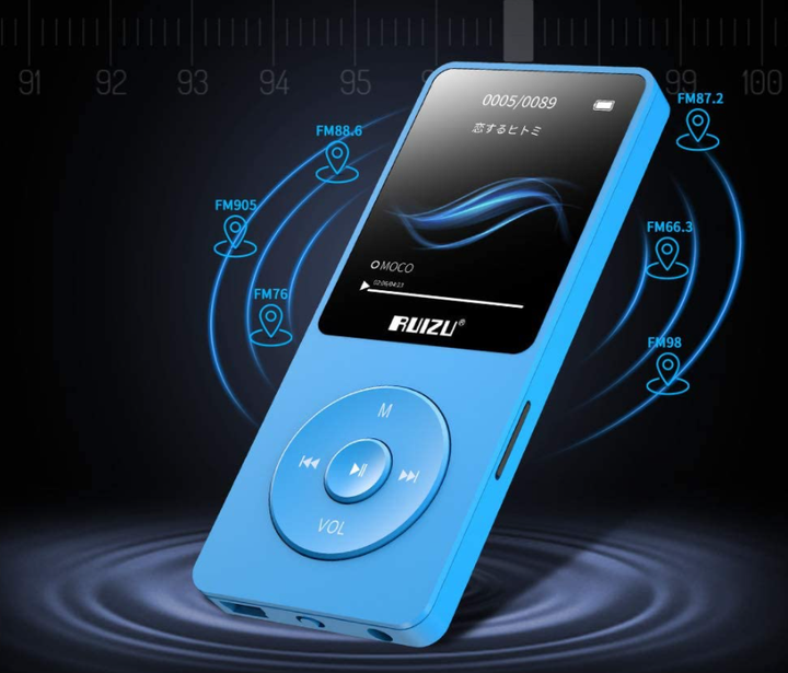 MP3 Плеєр RuiZu X02 8Gb Original Синій - зображення 4