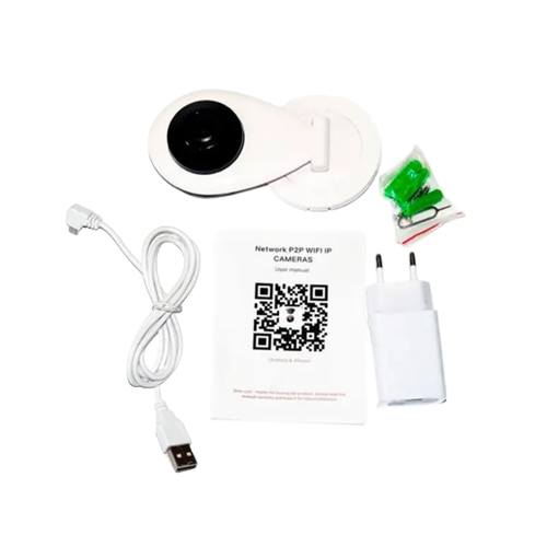 Портативна IP-Камера для фото і відео з датчиком руху, підтримує iPhone, iPad, андроїд, ПК, роздільною здатністю 1.3 Mp XPRO PR1 чорна (lp-83796_541) - зображення 5