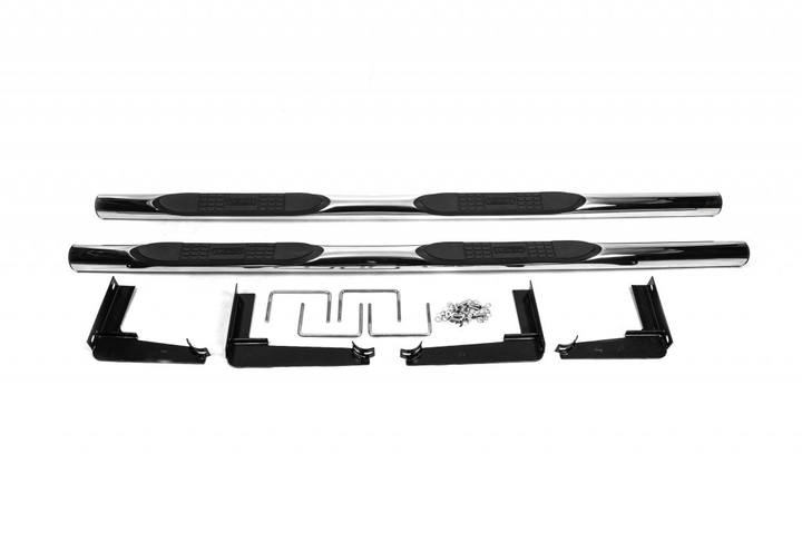 Боковые трубы B124501 76мм (2 шт., нерж) для Mitsubishi L200 2015-2024 гг - изображение 1