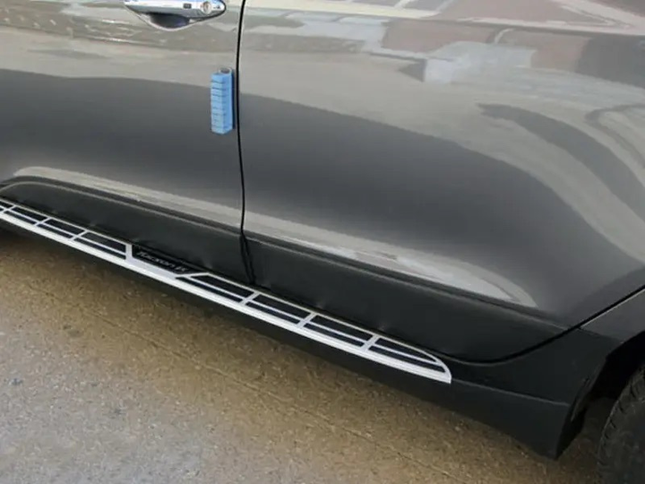 Боковые пороги Libao OEM V3 (2 шт, пластик) для Hyundai IX-35 2010-2015 гг - изображение 2