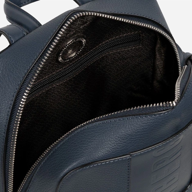 Plecak damski skórzany Bikkembergs Ivy BKZA00078M Niebieski (8052579032601) - obraz 3