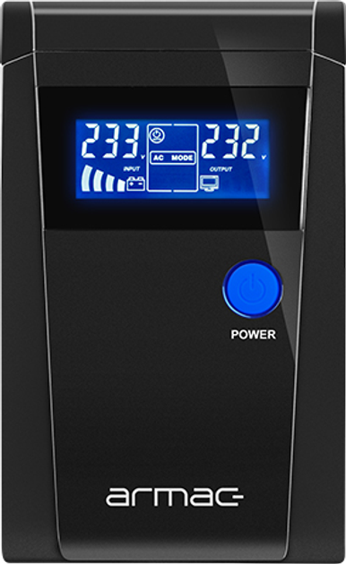 ДБЖ Armac Office Line-Interactive 650VA LCD PL metal (O/650E/PSW) - зображення 3