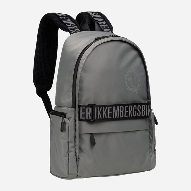 Рюкзак чоловічий Bikkembergs Hovan BKZA00002T Grey (8052579027720) - зображення 1