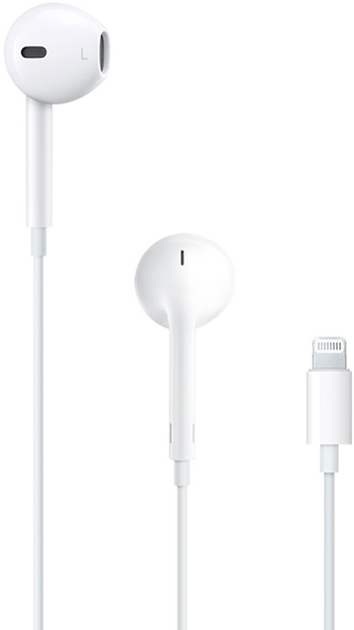 Навушники Apple iPhone EarPods with Mic Lightning (MMTN2) - зображення 1