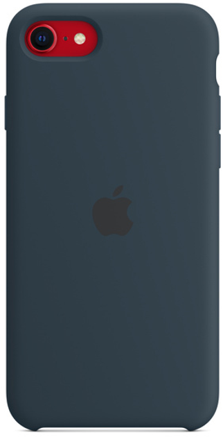 Etui Apple Silicone Case do Apple iPhone SE Abyss Blue (MN6F3) - obraz 3