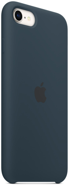 Etui Apple Silicone Case do Apple iPhone SE Abyss Blue (MN6F3) - obraz 4