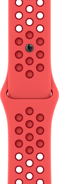 Ремінець Apple Nike Sport Band для Apple Watch 41mm Regular Bright Crimson/Gym Red (MPGW3) - зображення 1