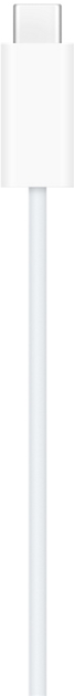 Бездротовий зарядний пристрій Apple Watch Magnetic Fast Charger to USB-C Cable 1 м White (MLWJ3) - зображення 4