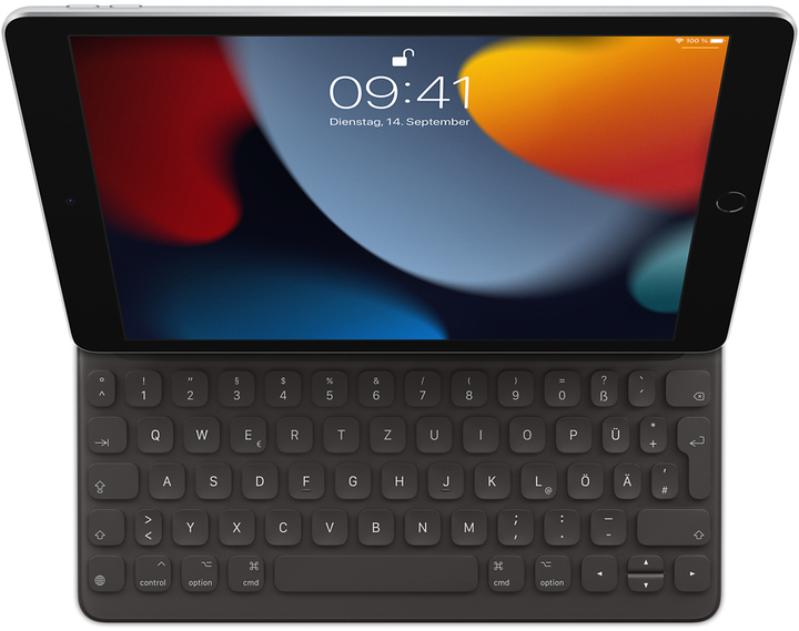 Osłona klawiatury Apple do Apple iPad 10,2"/iPad Air 10,5", niemiecka, czarna (MX3L2D/A) - obraz 1