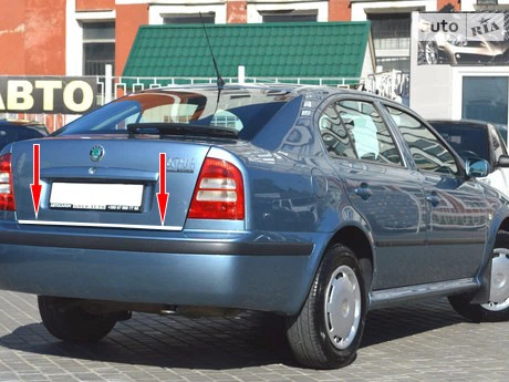 Кромка багажника (нерж.) для Skoda Octavia I Tour A4 1996-2010 рр - зображення 3