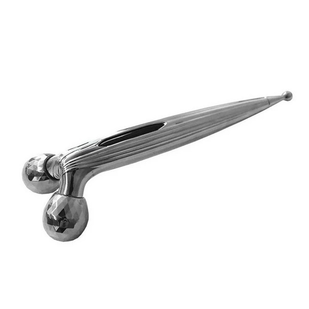 Роликовый ручной массажер для лица с 3D шариками LBJ-116B 3D Massager ...