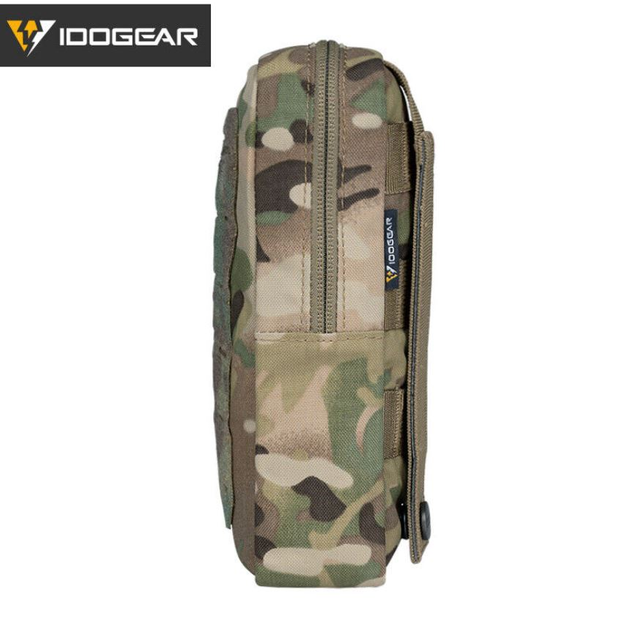 Вертикальна універсальна тактична сумка MOLLE сумка для дрібниць MC IDOGEAR BG3578 Преміум якість армії США - зображення 2