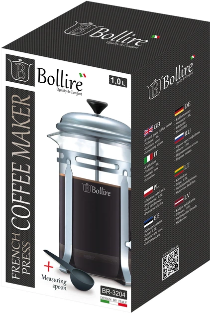 Френч-пресс Bollire 1.0 л (BR 3204) - изображение 2
