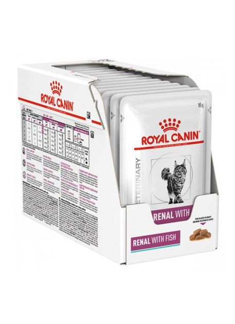 Упаковка влажного корма Royal Canin Renal Feline Fish для кошек с рыбой ...