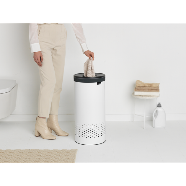Бак для белья Brabantia Laundry Bin 35 л Белый (304866) - изображение 6