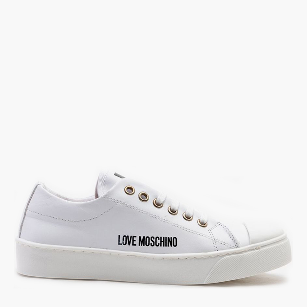 Жіночі кеди низькі Love Moschino JA15473G0EIE-0100 40 (24 см) Білі від Rozetka на платформі USKIDKA Акція на Жіночі кеди низькі Love Moschino JA15473G0EIE-0100 40 (24 см) Білі від Rozetka