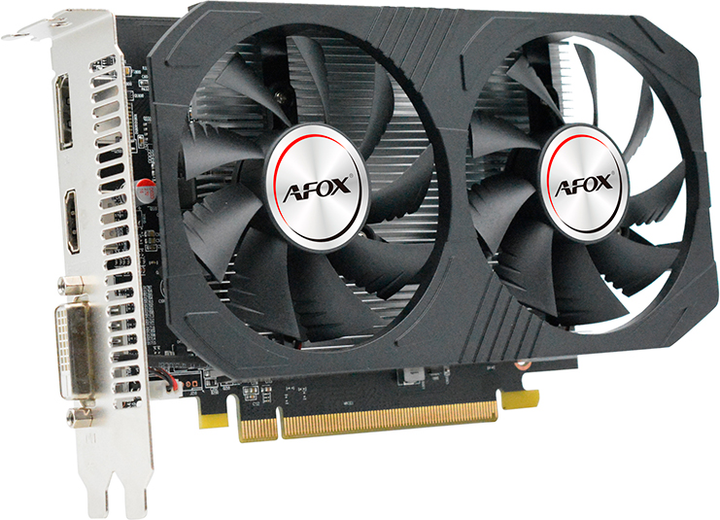 Karta graficzna AFOX PCI-Ex Radeon RX 560 4GB GDDR5 (128bit) (1275/7000) (DVI-D, HDMI, DisplayPort) (AFRX560-4096D5H4-V2) - obraz 3