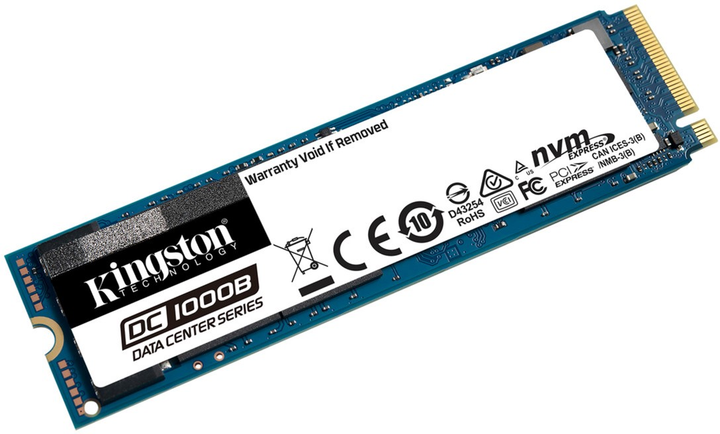 Kingston DC1000B 960GB NVMe M.2 2280 PCIe 3.0 x4 3D NAND TLC (SEDC1000BM8/960G) - зображення 2