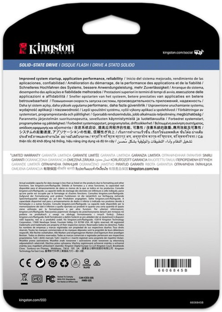 Kingston DC1000B 960GB NVMe M.2 2280 PCIe 3.0 x4 3D NAND TLC (SEDC1000BM8/960G) - зображення 4