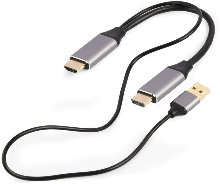 Адаптер-перехідник HDMI HDMI на DisplayPort, 4K (A-HDMIM-DPM-01) - зображення 2