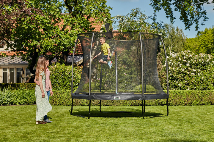 Trampolina Salta Comfort Edition okrągła 183 cm Czarna (5071A) - obraz 7