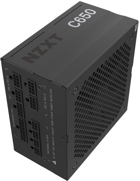 Zasilacz NZXT C Series ATX 650 W 80 Plus Gold V1 Analogowy w pełni modułowy zasilacz EU (PA-6G1BB-EU) - obraz 1
