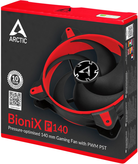 Chłodzenie ARCTIC BioniX P140 Czerwony (ACFAN00127A) - obraz 6