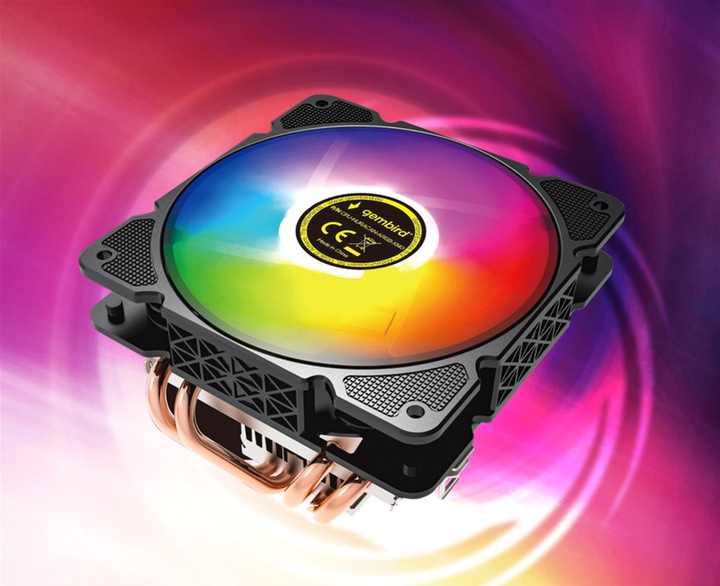 Chłodzenie Gembird TDP 100 W (CPU-HURACAN-ARGB-X140) - obraz 6