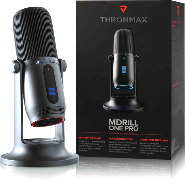 Мікрофон Thronmax Mdrill One Pro Jet Gray 96 кГц (M2P-G-TM01) - зображення 2