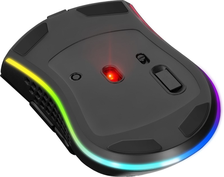 Mysz Defender Warlock GM-709L RGB Bezprzewodowa Czarna (4714033527095) - obraz 6