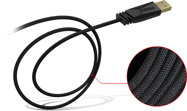 Миша MSI Clutch GM41 LIGHTWEIGHT V2 USB Black - зображення 6