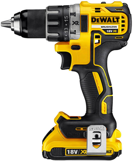 Набір з двох інструментів безщіткових DeWalt 18 В XR Li-lon, 5 А·год, 6.61 кг, валіза, 2 акумулятори та зарядний пристрій (DCK268P2T) - зображення 3