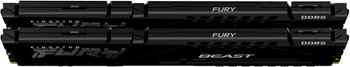 RAM Kingston Fury DDR5-5600 65536MB PC5-44800 (zestaw 2x32768) Beast Black (KF556C40BBK2-64) - obraz 3