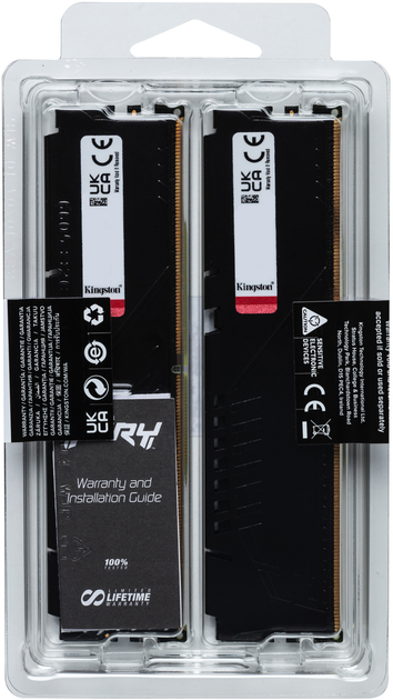 Оперативна пам'ять Kingston Fury DDR5-5200 65536MB PC5-41600 (Kit of 2x32768) Beast AM5 2Rx8 Black (KF552C36BBEK2-64) - зображення 6