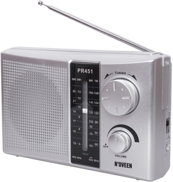 Портативне радіо Noveen PR451 Silver (RL072909) - зображення 3