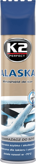 Odmrażacz do szyb K2 Alaska Aero K603 aerozol 300 ml (K20415) - obraz 1