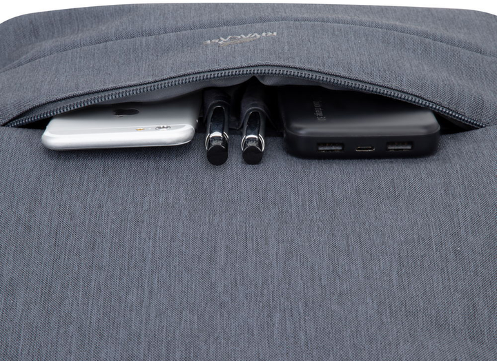 Plecak na laptopa RIVACASE 7567 17.3" Ciemnoszary (7567 (Dark Grey)) - obraz 11
