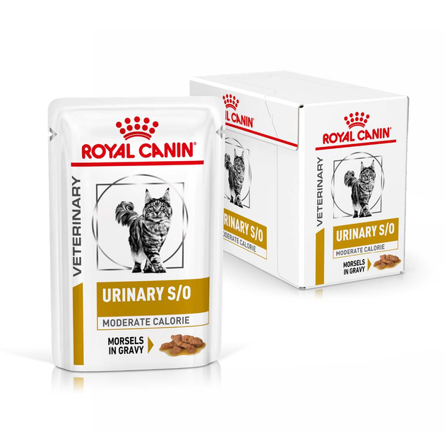 Упаковка вологого корму для кішок з урологічними проблемами Royal Canin Vet Urinary S/O 12 x 85 г (9003579010228) - зображення 3