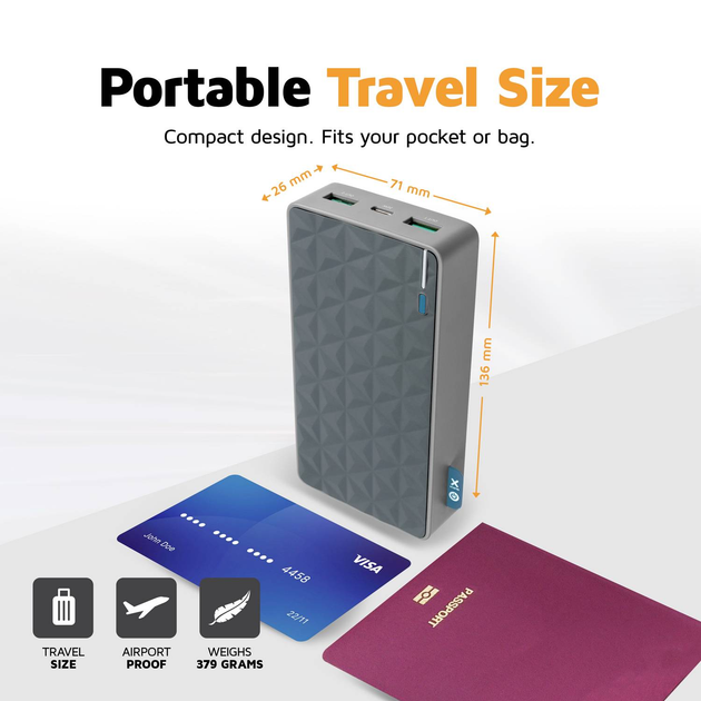 Powerbank Xtorm 20000 mAh 20W Grey (FS402) - obraz 10