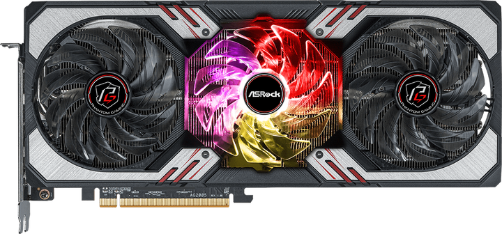 ASRock PCI-Ex Radeon RX 6700 XT Phantom Gaming D 12GB OC 12GB GDDR6 (192bit) (2622/14000) (HDMI, 3 x DisplayPort) (RX6700XT PGD 12GO) - obraz 1