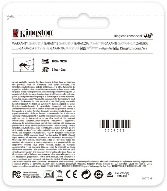 Kingston SDXC 64GB Canvas Go! Plus Class 10 UHS-I U3 V30 (SDG3/64GB) - obraz 5