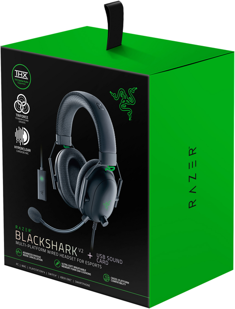 Słuchawki Razer Blackshark V2 Black (RZ04-03230100-R3M1) - obraz 5