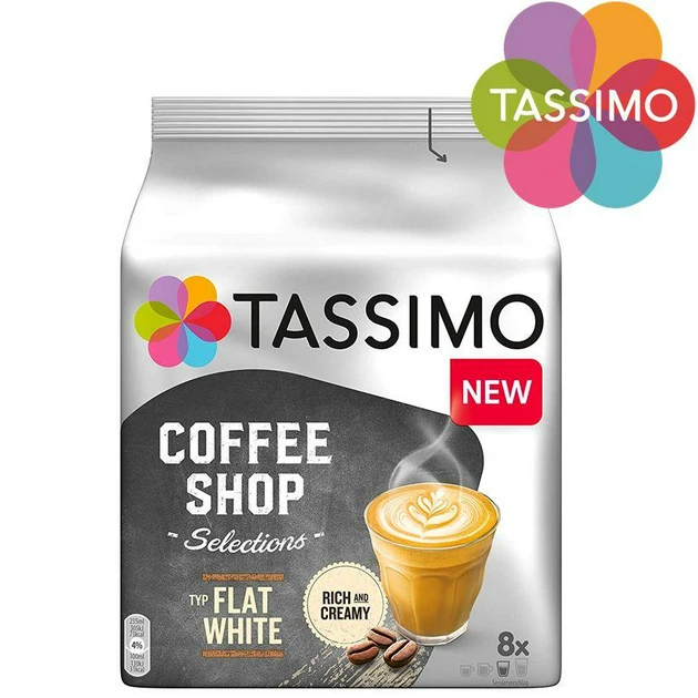 Купити Кава в капсулах Tassimo Flat White 8 шт - ROZETKA. Вигідна ціна ...