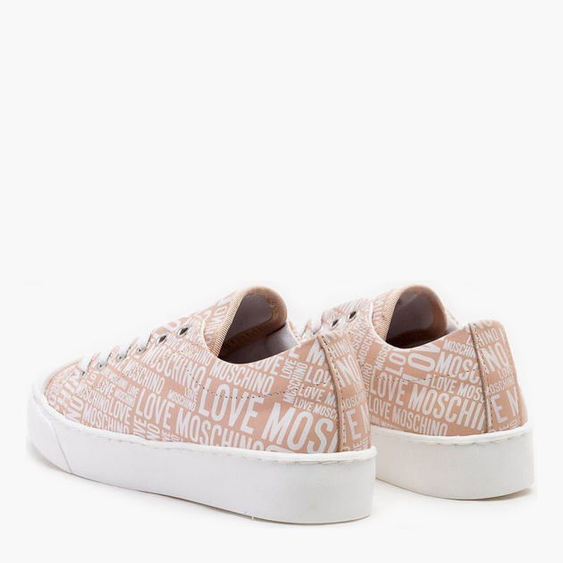 Жіночі кеди низькі Love Moschino JA15493G0EJE0-60A 36 (22 см) Рожеві (8054400664425) - зображення 3