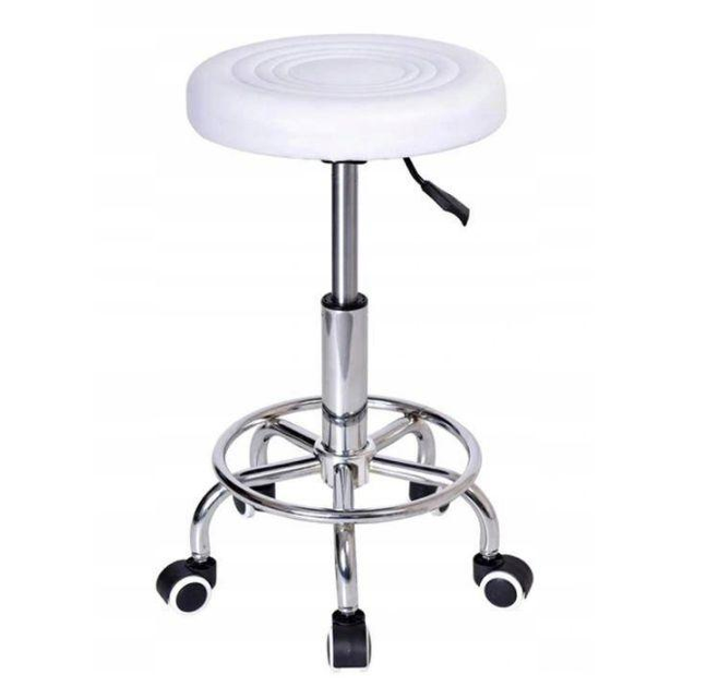 Медицинский стул на колесиках без спинки винтовой передвижной Callisimo - изображение 1