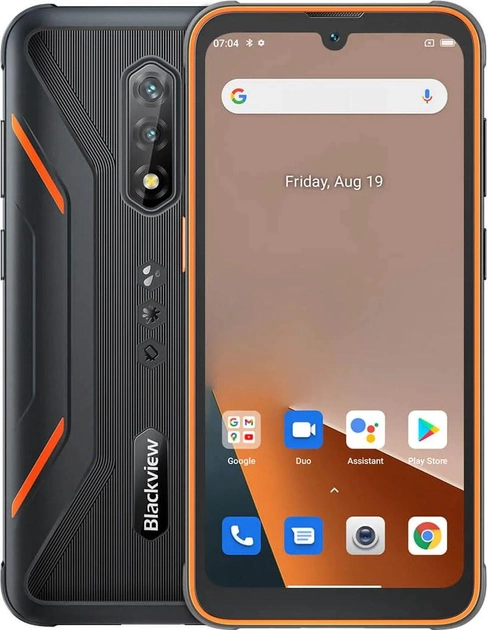 Мобільний телефон Blackview BV5200 4/32Gb Black/Orange (TKOBLKSZA0032) - зображення 1